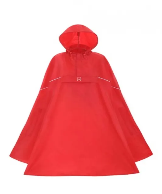 Willex Lichtgewicht Poncho Rood