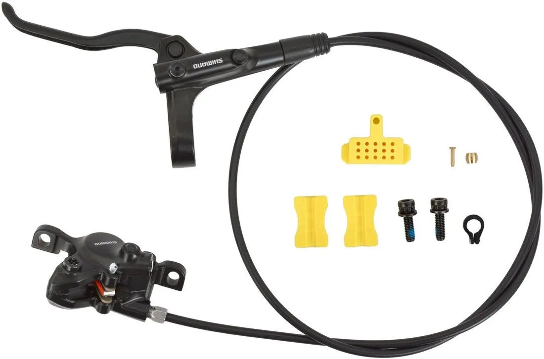 Shimano schijfremset (voor) MT200 zwart EMT200KLFPRA100