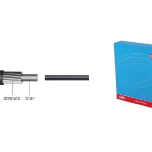 Elvedes rol buitenkabel SIS sp 4.2mm zwart