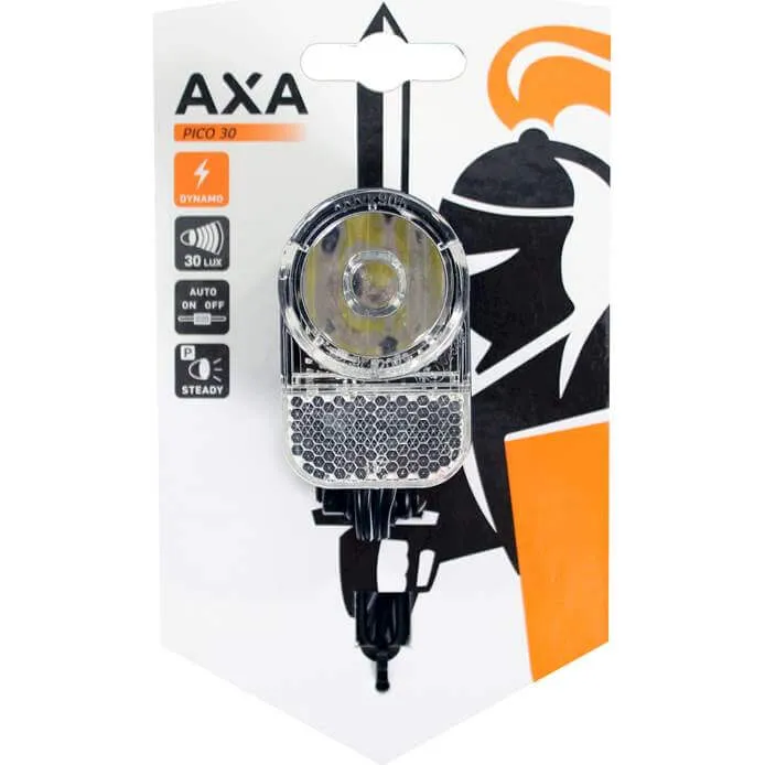 AXA koplamp Pico30 Switch LED 30 lux dynamo aan/uit