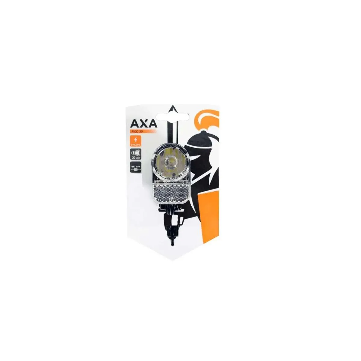 AXA koplamp Pico30 Switch LED 30 lux dynamo aan/uit