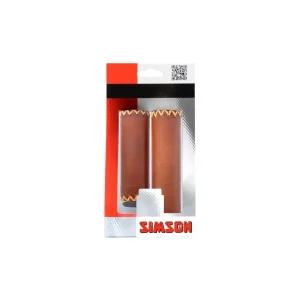 020448 Simson Handvatten Leer bruin lang/kort