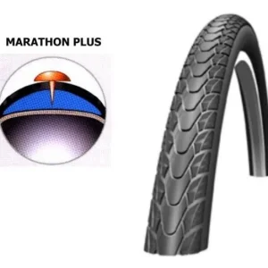Bub 28x1 1/8 28-622 refl marathon plus sg zwart