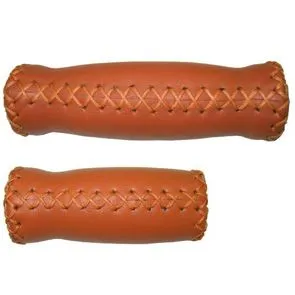 Velo handvatten leer 92/127 set bruin