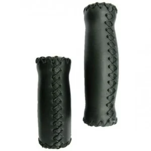 Velo handvatten leer 90/125 set zwart